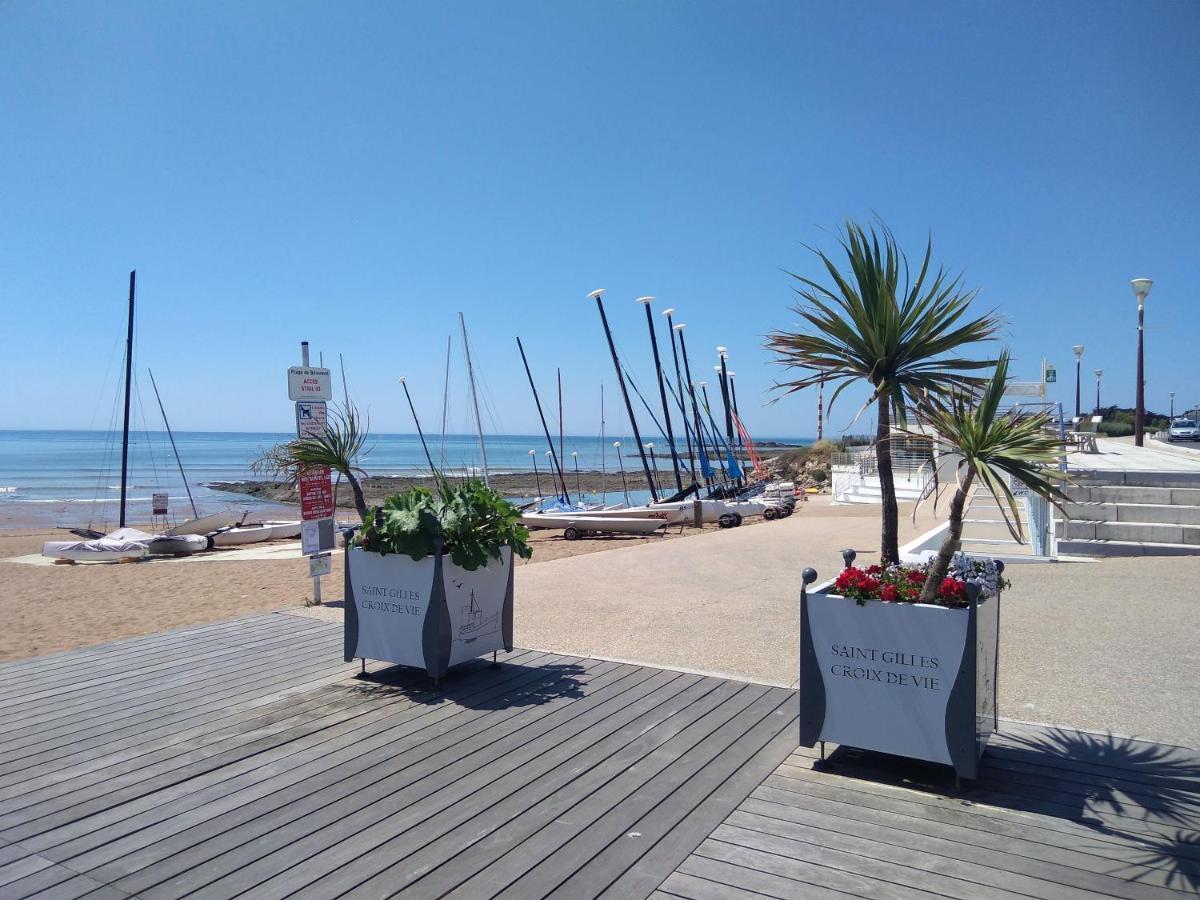 Maison Boisvinet Saint-Gilles-Croix-De-Vie, 4-5 P, Belle Cour Interieure, 200M Plage المظهر الخارجي الصورة